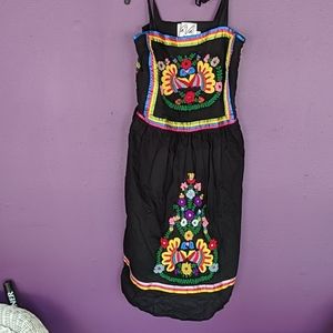 Vintage Mexican Inspired Dress